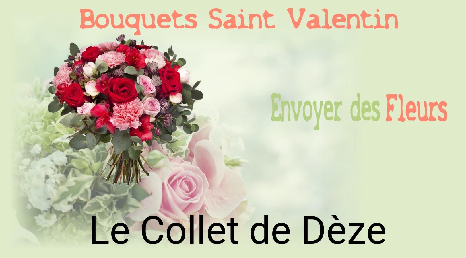 Roses de Saint-Valentin livrées à Le Collet-de-Dèze